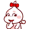 Jeanie Flirting Emoticon