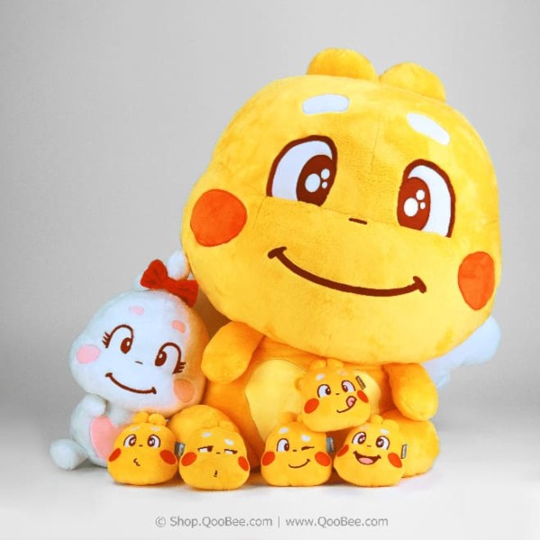 QooBee and Jeanie Plush Toy Collection