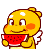 QooBee Eating Emoji