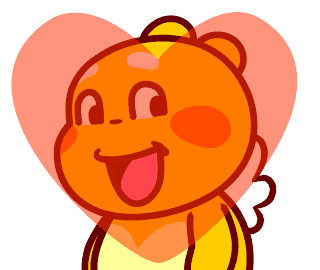 Love Emoji of Qoobee Animated 14