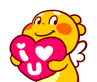 Love Emoji of Qoobee Animated 3