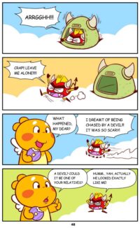 Qoobee Comics 050 – Mr Devil’s Self Reflection
