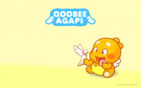 QooBee & Dove Wallpaper