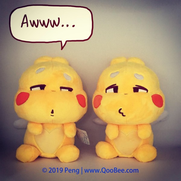 QooBee Plush Toy Display