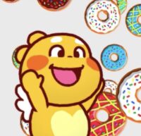 QOOBEE Enjoys Donut Rain